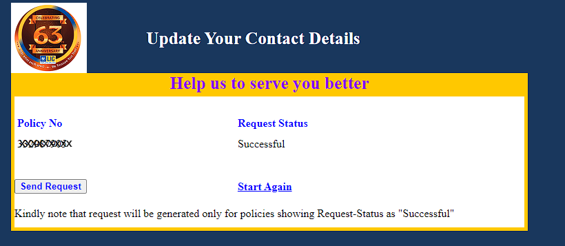 How to Update contact details in your LIC Policy